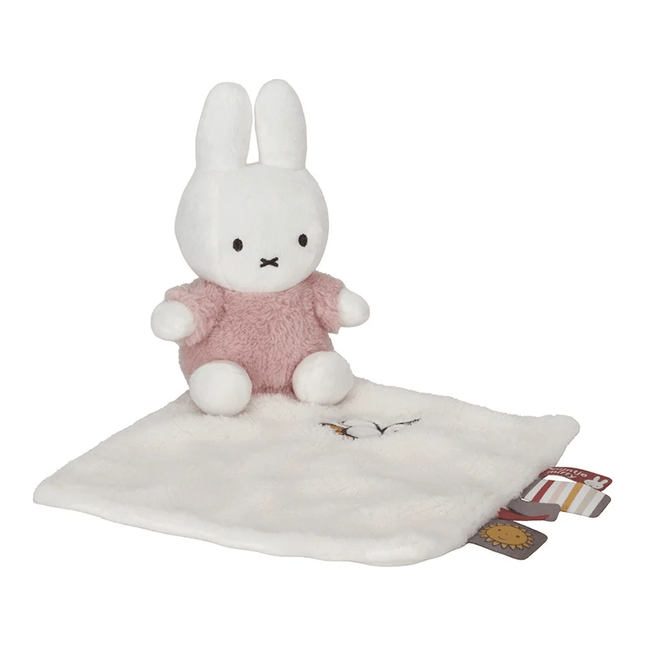 Nijntje Knuffeldoekje Fluffy Pink koop je bij Babywinkel