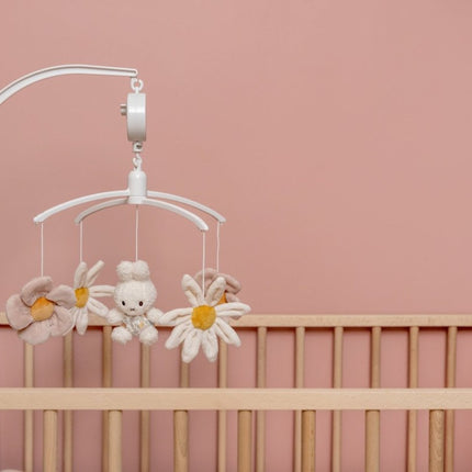 Nijntje Little Dutch Vintage Little Flowers muziekmobiel - Nijntje Little Dutch - Babywinkel - 8713291667716