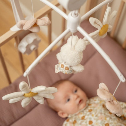 Nijntje Little Dutch Vintage Little Flowers muziekmobiel - Nijntje Little Dutch - Babywinkel - 8713291667716