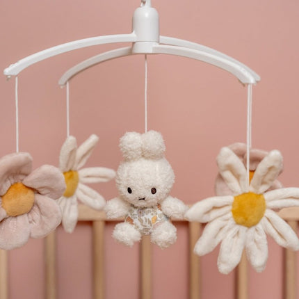 Nijntje Little Dutch Vintage Little Flowers muziekmobiel - Nijntje Little Dutch - Babywinkel - 8713291667716
