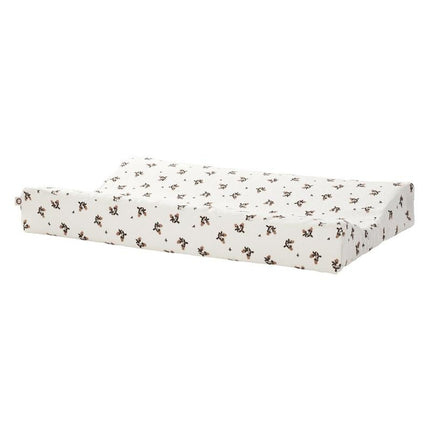 Noppies Aankleedkussenhoes Badstof Bloeiend Klavertje Jet Stream 49x75cm - Noppies - Babywinkel - 8719788634469
