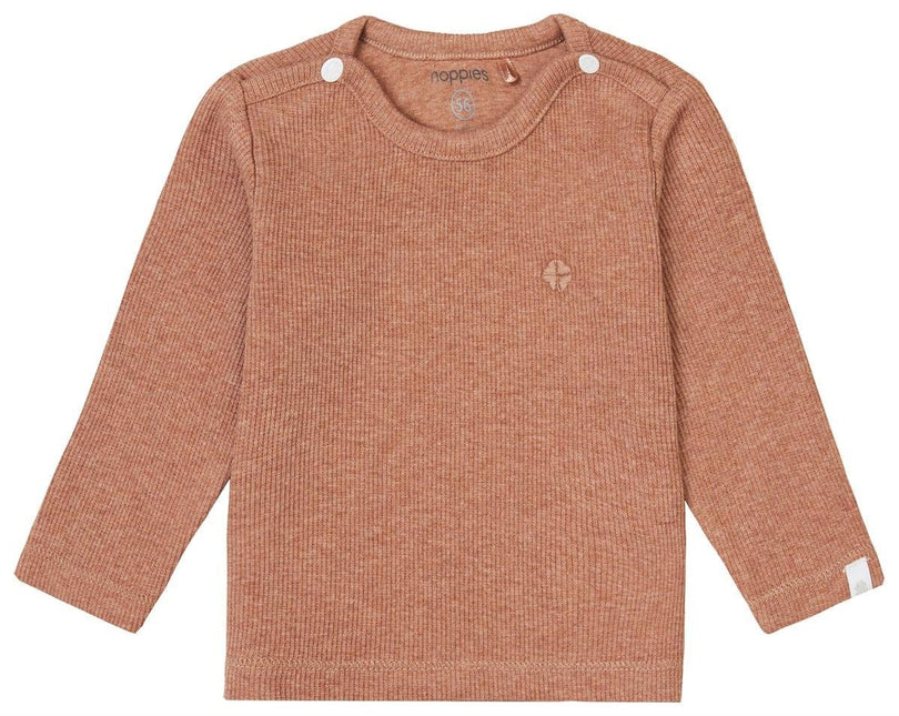 Noppies Baby Shirt Natal Cafe Au Lait Melange - Noppies - Babywinkel - 8719788761998