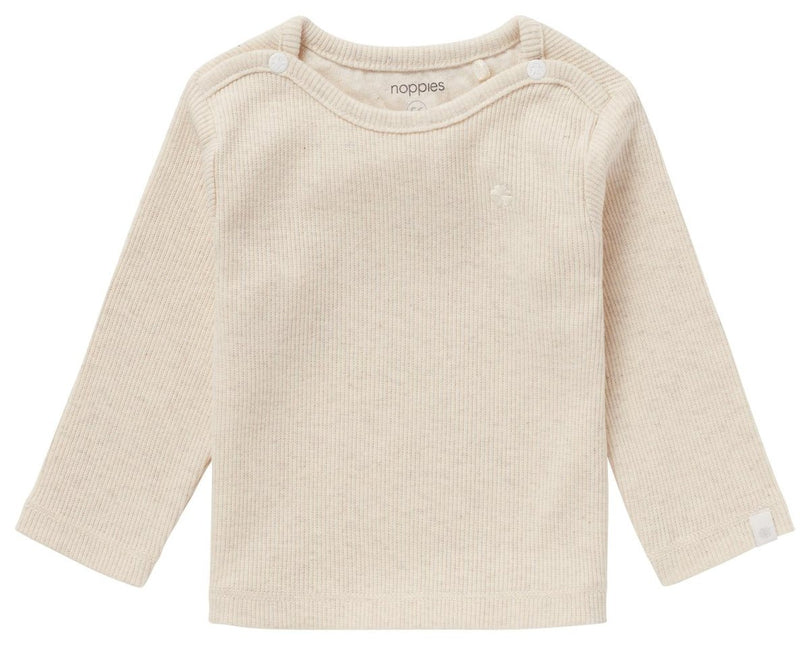 Noppies Baby Shirt Natal Oatmeal Melange - Noppies - Babywinkel - 8719788541002