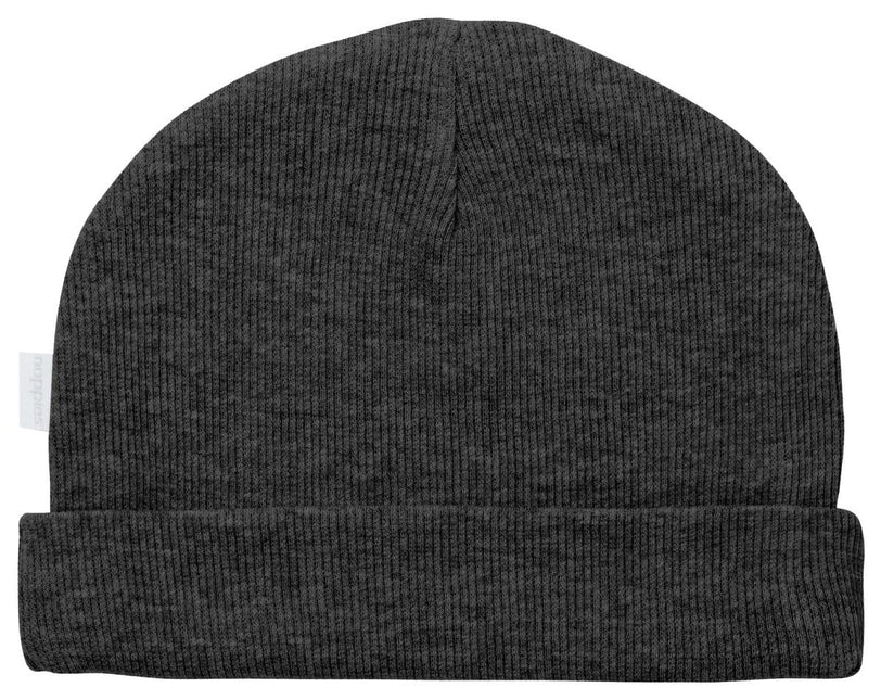 Noppies Babymutsje Nevel Dark Grey Melange - Noppies - Babywinkel - 8719788631673