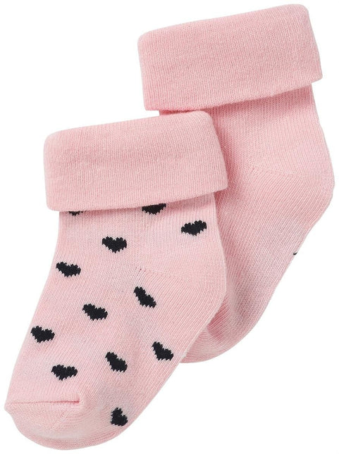 Noppies Babysokjes Naples Light Rose 2st - Babywinkel - 8715141344020