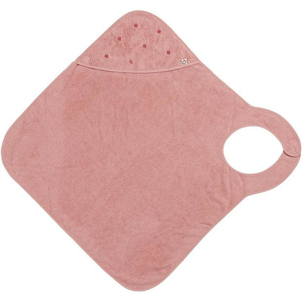 Noppies Badcape Baby Draagbaar Clover Badstof Misty Rose - Noppies - Babywinkel - 8719788634612