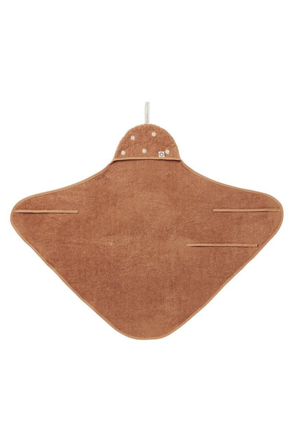 Noppies Badcape Baby Pasgeboren Clover Badstof Indian Tan - Noppies - Babywinkel - 8719788634636