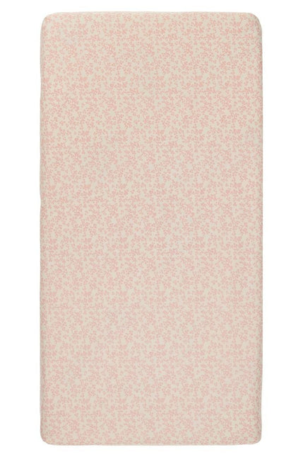 Noppies Hoeslaken Botanisch Popeline Voor Wieg Misty Rose 40x80cm koop je bij Babywinkel