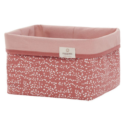 Noppies Mandje Fancy Dot Brick Dust M - Noppies - Babywinkel - 8719788635404