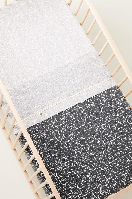 Noppies Wiegdeken Dot Jersey Omkeerbare Forged Iron koop je bij Babywinkel