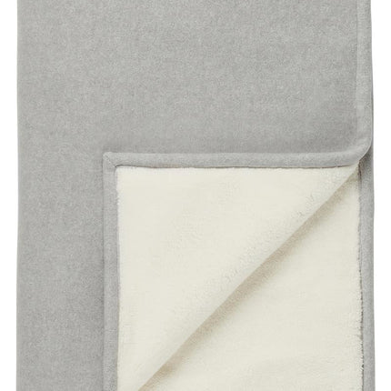 Noppies Wiegdeken Fleece Omkeerbaar Grey Melange - Noppies - Babywinkel - 8719788633325