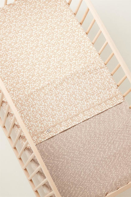 Noppies Wiegdeken Gebreid Omkeerbaar Ofxord Tan - Noppies - Babywinkel - 8719788633202