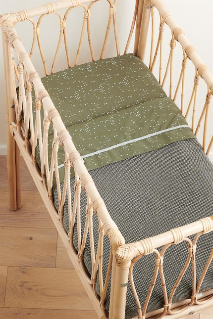 Noppies Wiegdeken Gebreid Omkeerbaar Oxford Tan - Noppies - Babywinkel - 8719788633080