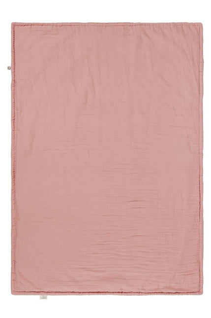 Noppies Wiegdeken Gevuld Mousseline Omkeerbaar Misty Rose 100x140cm - Noppies - Babywinkel - 8719788633271