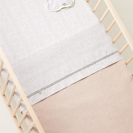 Noppies Wieglaken Tiny Dot Popeline 2 - Weg Jet Stream - Noppies - Babywinkel - 8719788633455
