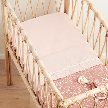 Noppies Wieglaken Tiny Dot Popeline 2 - Weg Misty Rose 80x100cm - Noppies - Babywinkel - 8719788633400