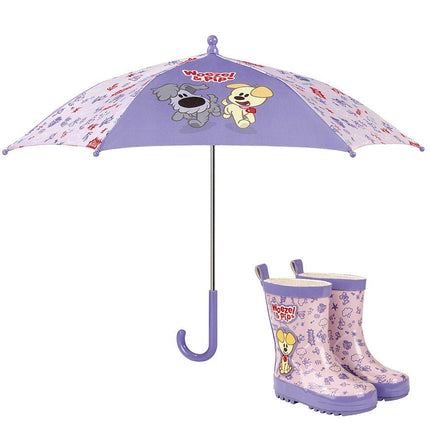 Paarse Woezel En Pip Paraplu 57cm - Babywinkel - 8714274671034
