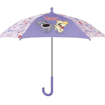 Paarse Woezel En Pip Paraplu 57cm - Babywinkel - 8714274671034