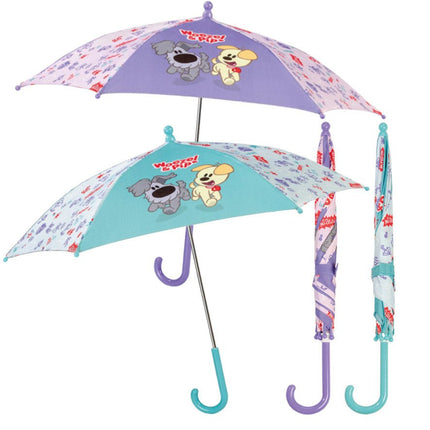 Paarse Woezel En Pip Paraplu 57cm - Babywinkel - 8714274671034