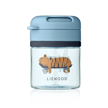 Pavia Tritan - beker met rietje 280 ml Fun / Beach blue koop je bij Babywinkel