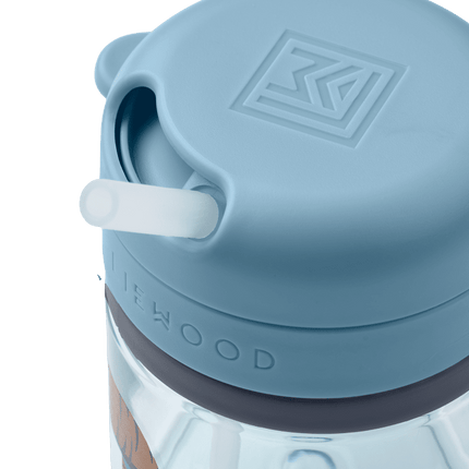 Pavia Tritan - beker met rietje 280 ml Fun / Beach blue koop je bij Babywinkel