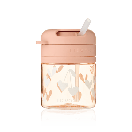 Pavia Tritan - beker met rietje 280 ml Sweethearts / Pale tuscany koop je bij Babywinkel