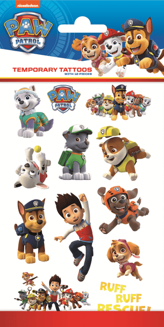 Paw Patrol Tattoos - Babywinkel - 8718819310976