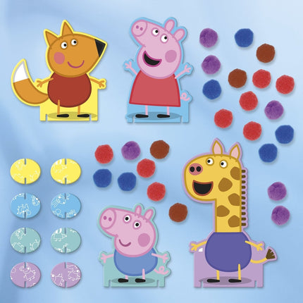 Peppa Pig Pompom Plakken - Babywinkel - 8714274360174