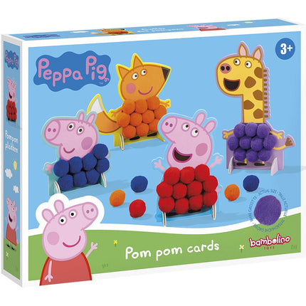 Peppa Pig Pompom Plakken - Babywinkel - 8714274360174