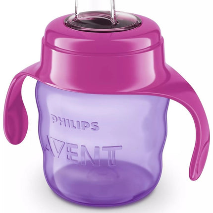 Philips Avent Drinkbeker Roze 200ml - Philips Avent - Babywinkel - 8710103667018