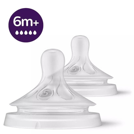 Philips Avent Flesspeen 6+Mnd 2st - Philips Avent - Babywinkel - 8710103985167