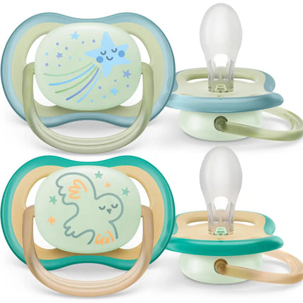 Philips Avent Fopspeen +0 Maanden Air Night Mix - Philips Avent - Babywinkel - 8720689012997