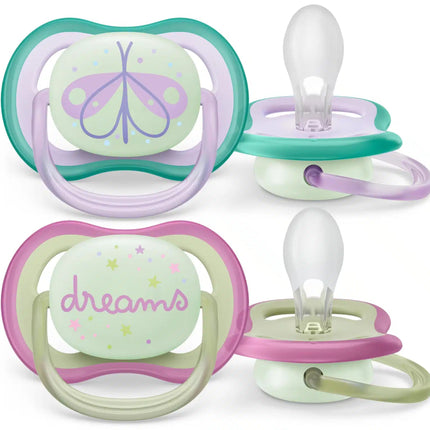 Philips Avent Fopspeen +0 Maanden Air Night Mix - Philips Avent - Babywinkel - 8720689012997