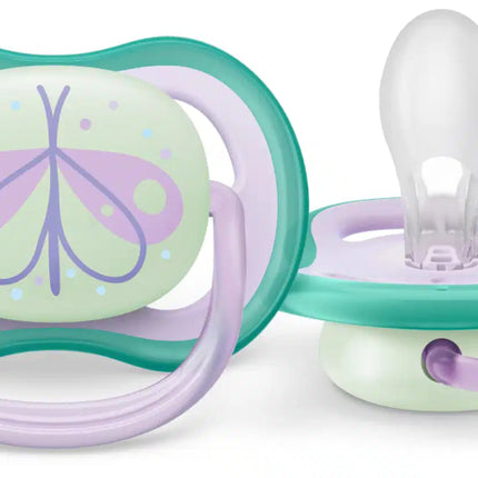 Philips Avent Fopspeen +0 Maanden Air Night Vuurvlieg/Droom - Philips Avent - Babywinkel - 8720689012836