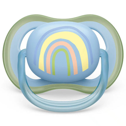 Philips Avent Fopspeen +0 Maanden Air Zon/Regenboog Boy - Philips Avent - Babywinkel - 8720689012690