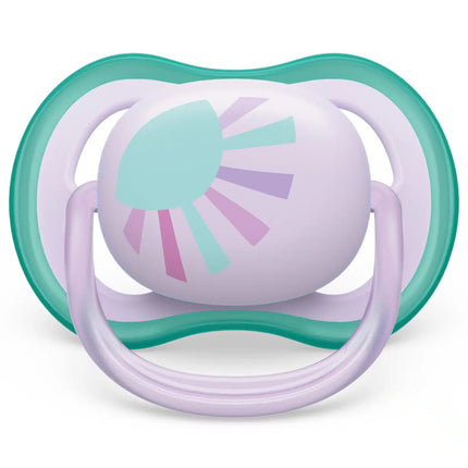 Philips Avent Fopspeen +0 Maanden Air Zon/Regenboog Girl - Philips Avent - Babywinkel - 8720689012706