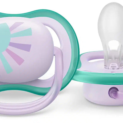 Philips Avent Fopspeen +0 Maanden Air Zon/Regenboog Girl - Philips Avent - Babywinkel - 8720689012706