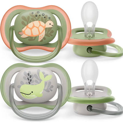 Philips Avent Fopspeen +6 Maanden Air Schildpad/Walvis - Philips Avent - Babywinkel - 8720689012713