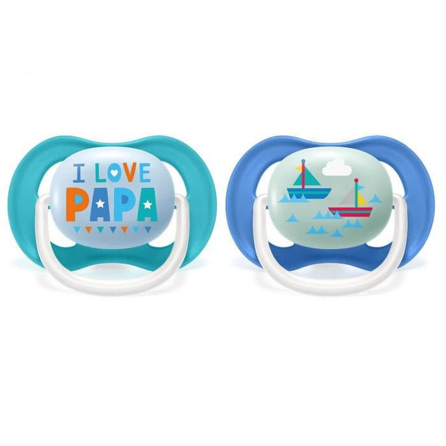Philips Avent Fopspeen Air Happy Range Boy +6 Mnd 2st - Philips Avent - Babywinkel - 8710103949220