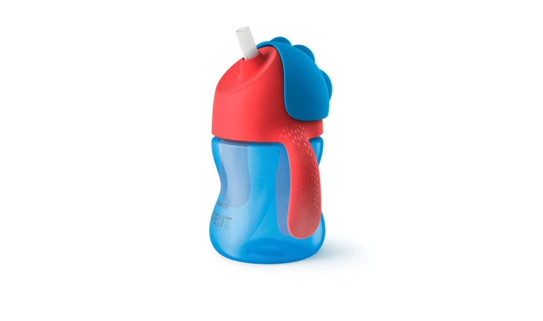 Philips Avent Rietjesbeker 200ml 9m+ Blauw - Philips Avent - Babywinkel - 8710103781882