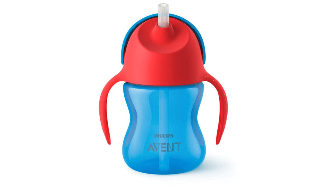 Philips Avent Rietjesbeker 200ml 9m+ Blauw - Philips Avent - Babywinkel - 8710103781882