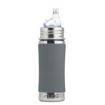 Pura Babyfles Tuitspeen 325Ml Set Grijs 4 delig - Pura - Babywinkel - 858312007336