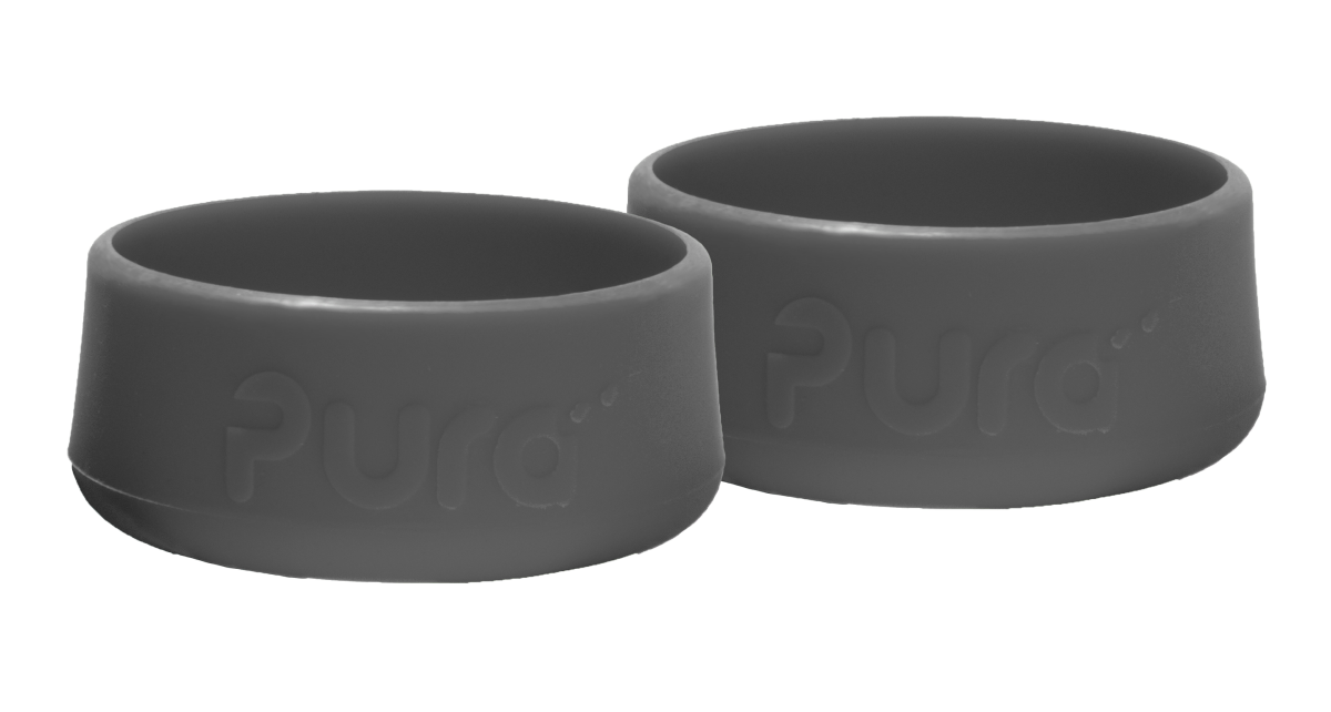 Pura Flesbeschermer Silicone Grijs 2St - Pura - Babywinkel - 850038571313
