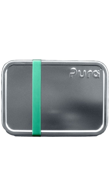 Pura Lunchbox Rvs Large + Silicone Band Moss - Pura - Babywinkel - 850038571061