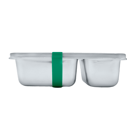 Pura Lunchbox Rvs Large + Silicone Band Moss - Pura - Babywinkel - 850038571061