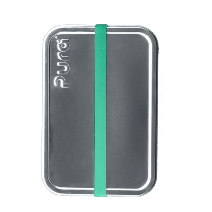 Pura Lunchbox Rvs Small + Silicone Band Moss - Pura - Babywinkel - 850038571054