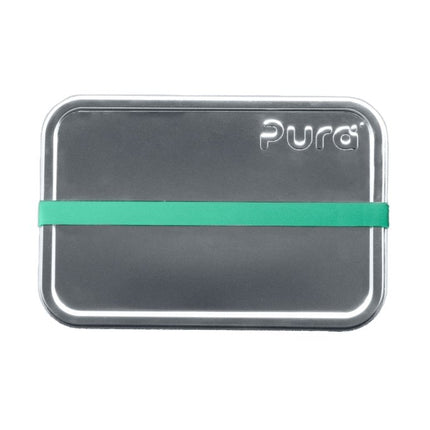Pura Lunchbox Rvs Small + Silicone Band Moss - Pura - Babywinkel - 850038571054