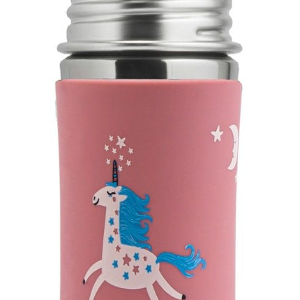 Pura Rietjesbeker Rvs 325 Ml + Silicone Rietje + Silicone Reisdop + Unicorn Sleeve - Pura - Babywinkel - 850038571252
