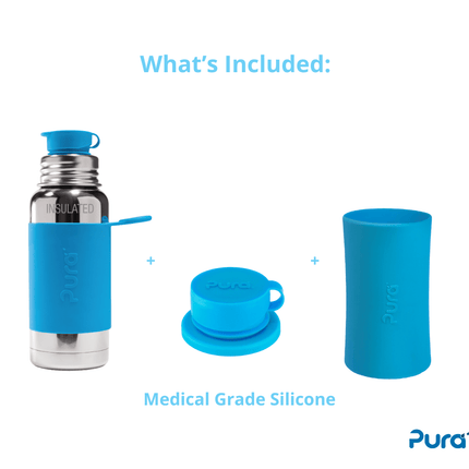 Pura thermos sportfles RVS 475 ml Unicorn koop je bij Babywinkel