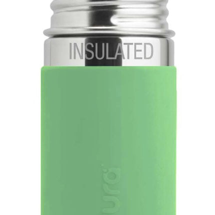 Pura Thermosfles Rvs 260 Ml Tuitspeen Moss Sleeve - Pura - Babywinkel - 858312007954